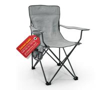 Chaise de Camping Jardin Pliante Fauteuil Pliable Siege Plage Porte-Gobelet Sac