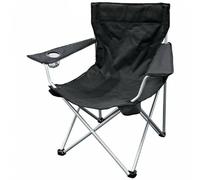 Chaise de Camping Noir Chaise Pliante Chaise de Pêcheur Siège Pliant Jardin