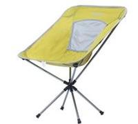 Chaise de camping pivotante à 360° - Kingcamp - 55 x 58 x 70 cm Jaune