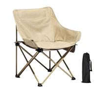 Chaise de Camping Pliable - Portable - Capacité : 165 LB - Siège Compact - Chaise de Plage - Chaises de Lune légères - Tabouret de Camping en Plein air pour la randonnée, Les Pique-niques, Les