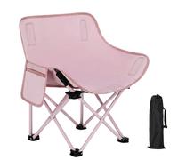 Chaise de Camping Pliable - Portable - Capacité : 165 LB - Siège Compact - Chaise de Plage - Chaises de Lune légères - Tabouret de Camping en Plein air pour la randonnée, Les Pique-niques, Les