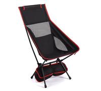 Chaise de Camping Pliante à Dossier Haut, Chaise de Pêche Plage Pliable avec Sac de Transport, Chaise d'Extérieur Jardin Pique-Nique