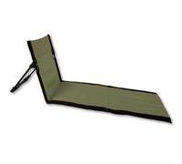 Chaise de camping pliante avec tissu respirant et dossier pour un confort ultime (vert)