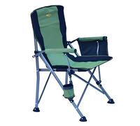 Chaise de camping pliante légère avec porte-gobelet - Chaise de camping portable pour l'extérieur, la randonnée, la pêche, la plage et les voyages - Design durable et confortable