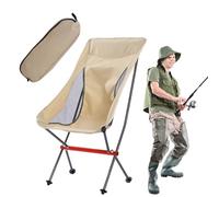 Chaise de camping pliante - Lounge, 1 unité de perchoir portable pour les loisirs en plein air, tréteau léger avec sac de transport, équipement d'expédition, tabouret compact pour les , les