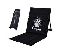 Chaise de camping portable - siège pliable léger, chaise de voyage | Coussin de siège compact avec dossier pour la randonnée à la plage, pique-nique, voyage de sac à dos, point de repos extérieur
