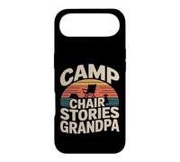 Chaise de Camping Stories Grandpa Camping Campfire Coque pour iPhone Air
