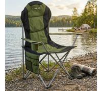 Linxor - Chaise de Camping Pliable, siège de Plage, de pêche Portable avec Sac de Transport - Plusieurs Coloris