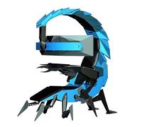 Chaise de cockpit d'ordinateur ergonomique avec lumières LED RVB pour bureau à domicile et jeux vidéo