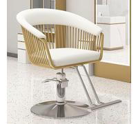 Chaise de coiffeur hydraulique, pivotante à 360°, hauteur réglable, pour coiffure, soins de beauté