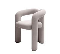 Chaise de coiffeuse moderne en velours, ensemble de table de salle à manger ronde avec chaises peu encombrantes, sièges rembourrés en velours pour cuisine, idéal pour 2 à 4 personnes, design moderne