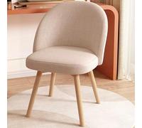 Chaise de coiffeuse pivotante avec dossier, tabouret de maquillage rembourré, design confortable sans accoudoirs pour chambre à coucher, salon de beauté, chaise de maquillage élégante, tabouret de