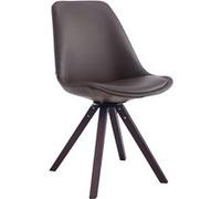 Chaise de conference clp H. 83.5 cm non pliable interieur en bois marron Marron G
