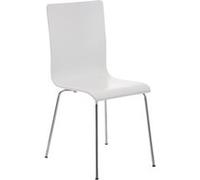 Chaise de conference clp H. 87 cm non pliable interieur en bois blanc blanc G