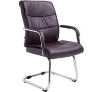 Chaise de conference clp interieur non pliable en metal H. 100 cm marron Marron G