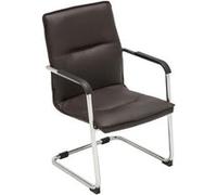 CLP Chaise visiteur Seattle similicuir , Marron