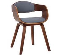 Chaise de conference clp simili-cuir 73 cm gris gris G
