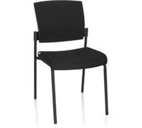 Chaise de conférence / Siège visiteur K9 V PRO Tissu Noir hjh OFFICE Noir G