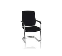 Chaise de conférence / Siège visiteur LEVIA VP Tissu noir hjh OFFICE Noir