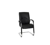 Chaise de conférence / Siège visiteurs SOVRANO V Similicuir Noir