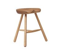 Chaise de Cordonnier Form & Refine N° 49 en Chêne Huilé Blanc