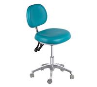 Chaise de Dentiste Ergonomique Chaise médicale Dentaire réglable Tabouret de médecin Dentiste avec Dossier en Cuir PU,E,L