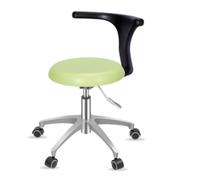 Chaise de Dentiste réglable Infirmière Assistante Tabouret Tabouret de beauté Chaise rotative à 360 ° Cuir PU Super Doux Cushion, A2