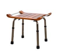 Chaise de douche AKKIKOND, banc de bain réglable en hauteur, léger, compact et petit pour la douche, sans dossier avec siège antidérapant, tabouret de baignoire pour personnes âgées