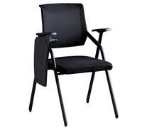 Chaise de formation au bureau, bureau et chaise pliable avec tableau d'écriture du bras de tablette et support de gobelet Metal Cadre Radre Radre, école de conférence Église pliante Chaise de