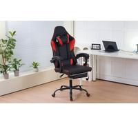Chaise de gaming ergonomique avec fonction massage : Gris