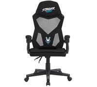 Chaise Gaming Woxter Stinger Station Sense Ergonomique Tissu Noir Noir G