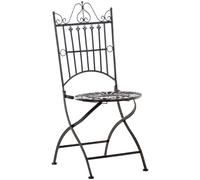 Chaise De Gardin Pliable En Métal Bronze