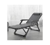 Chaise de gravité zéro chaise de salon inclinable pliant avec oreiller et massage accoudoir à pelouse patio inclinable surdimensionné pour la piscine extérieure de la piscine Camp en acier en acier