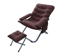 Chaise de gravité zéro, fauteuil inclinable réglable, fauteuil inclinable pliant, chaise de loi de loisirs de la maison portable chaise extérieure portable avec coton et sac de rangement et pouf,