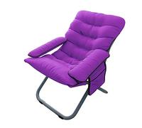 Chaise de gravité zéro, fauteuil inclinable réglable, fauteuil inclinable pliant, chaise de loi de loisirs de la maison portable chaise extérieure portable avec coton et sac de rangement et pouf,