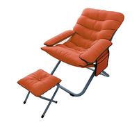 Chaise de gravité zéro, fauteuil inclinable réglable, fauteuil inclinable pliant, chaise de loi de loisirs de la maison portable de chaise extérieure portable avec coton et sac de rangement et pouf,