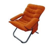 Chaise de gravité zéro, fauteuil inclinable réglable, fauteuil inclinable pliant, chaise de loi de loisirs de maison portable de chaise extérieure portable avec coton et sac de rangement et ottoman,
