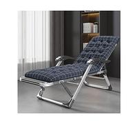 Chaise de gravité zéro rembourrée Patio Pliage Lounge Lounge Lounge Outdoor Lounge Gravity Camp Camp inclinable Chaise Lounge avec oreillers et accoudoir de massage pour la cour au bord de la piscine