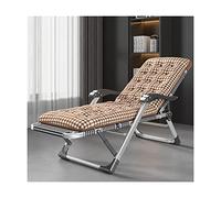 Chaise de gravité zéro rembourrée Patio Pliage Lounge Lounge Lounge Outdoor Sabit Gravity Camp Camp inclinable Chaise Lounge avec oreillers et accoudoir de massage pour la cour au bord de la piscine