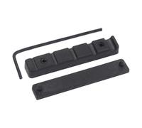 Chaise de guitare | Sourcil de basse avec clé de 1,5 mm | Pont de guitare | Pour réparation et remplacement d'instruments tels que ukulélé et banjo par luthérie