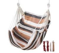 Chaise de hamac avec balançoire pour extérieur, chaise de hamac pour chambre à coucher, grand hamac pour extérieur, jusqu'à 500 livres épaississant la bâche des étudiants universitaires