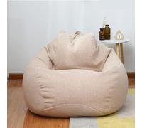 Chaise de Haricot, Organisateur de Rangement for Jouets en Peluche, siège de Sol, Chaise Pliable en Lin, Housse de canapé (sans Rembourrage)(7,80X90cm)