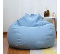 Chaise de Haricot, Organisateur de Rangement for Jouets en Peluche, siège de Sol, Chaise Pliable en Lin, Housse de canapé (sans Rembourrage)(10,80X90cm)