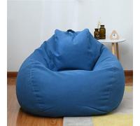 Chaise de Haricot, Organisateur de Rangement for Jouets en Peluche, siège de Sol, Chaise Pliable en Lin, Housse de canapé (sans Rembourrage)(4,90X110cm)
