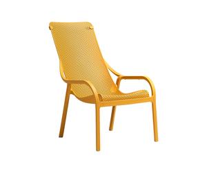 Chaise de Jardin 4 Pieds Avec Accoudoirs Nardi Net Lounge 40329.56.000 Senape