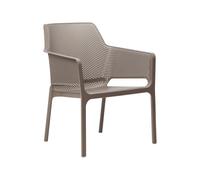 Chaise de Jardin 4 Pieds Avec Accoudoirs Nardi Net Relax 40327.10.000 Tortora