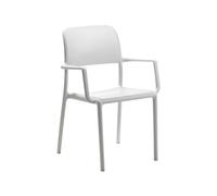 Chaise de Jardin 4 Pieds Avec Accoudoirs Nardi Riva 40246.00.000.06 Bianco