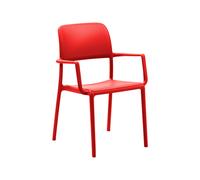 Chaise de Jardin 4 Pieds Avec Accoudoirs Nardi Riva 40246.07.000.06 Rosso