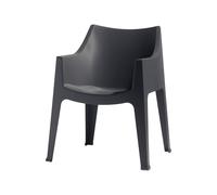 Chaise de Jardin 4 Pieds Avec Accoudoirs Scab Coccolona 2320 81 Anthracite