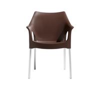 Chaise de Jardin 4 Pieds Avec Accoudoirs Scab Ola 2123 Cacao